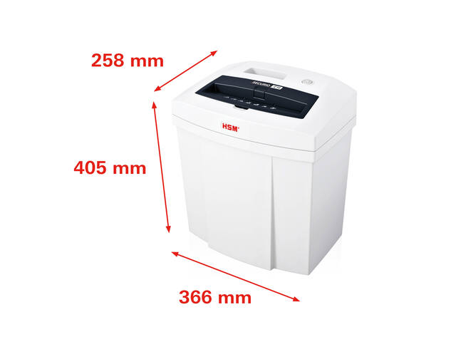 Papiervernietiger HSM Securio C14 3.9mm