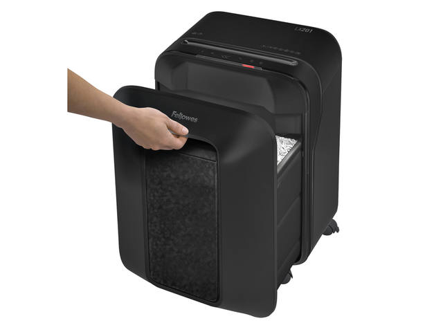 Papiervernietiger Fellowes LX201 2x12mm zwart