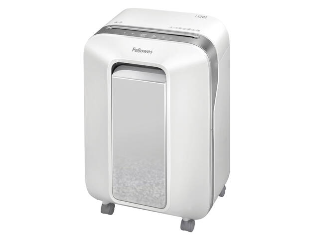 Papiervernietiger Fellowes LX201 2x12mm wit