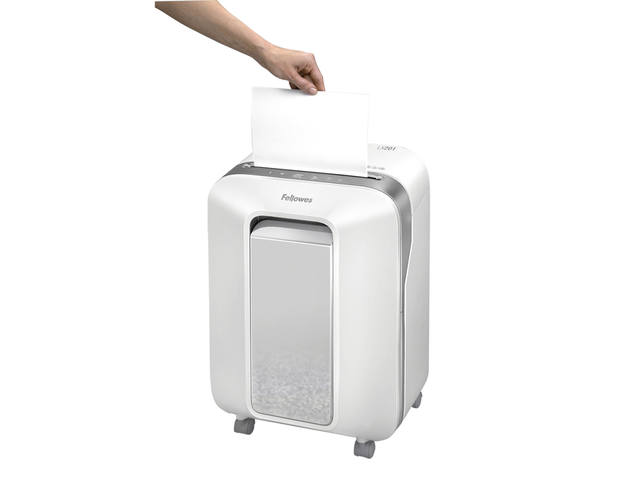 Papiervernietiger Fellowes LX201 2x12mm wit