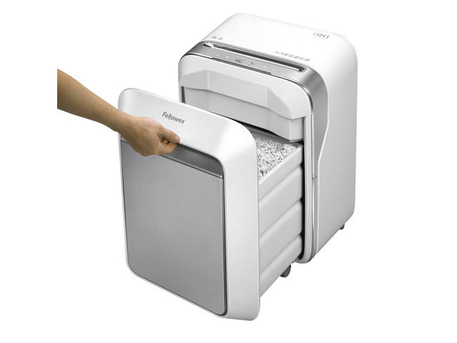 Papiervernietiger Fellowes LX211 2x12mm wit