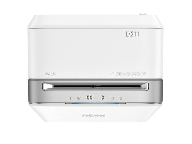 Papiervernietiger Fellowes LX211 2x12mm wit