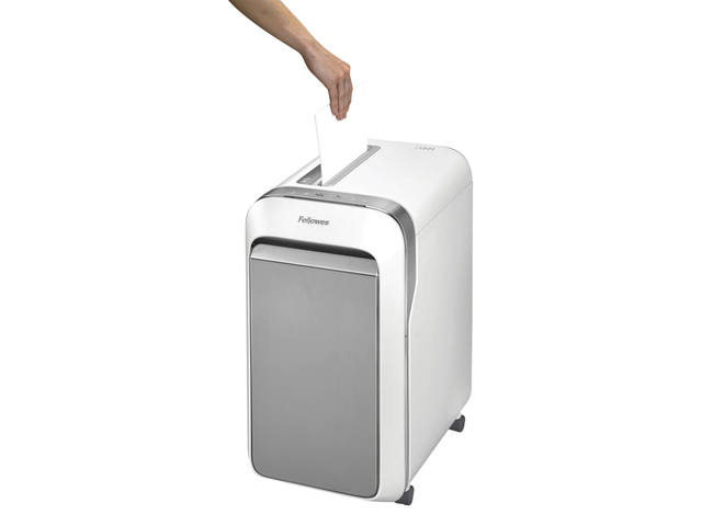 Papiervernietiger Fellowes LX221 2x12mm wit