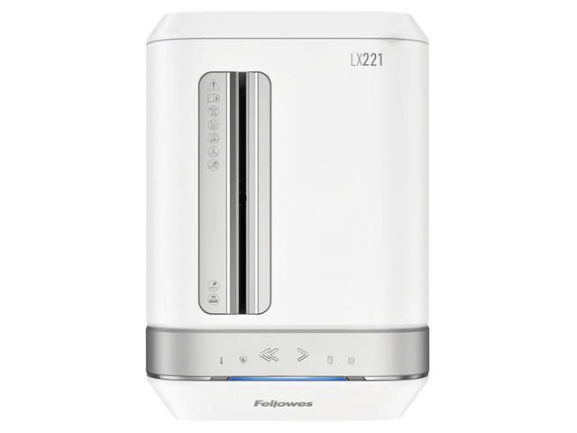 Papiervernietiger Fellowes LX221 2x12mm wit