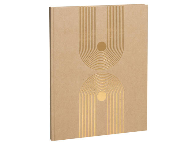 Gastenboek Exacompta Graphik 270x220 blanco kraft