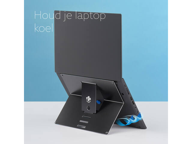 Laptopstandaard R-Go Riser Attachable
