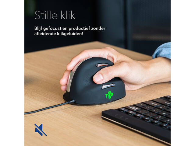 Ergonomisch muis R-Go HE Break Draad Rechts M