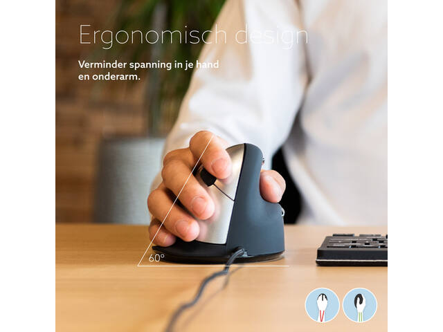 Ergonomisch muis R-Go HE Break Draad Rechts L