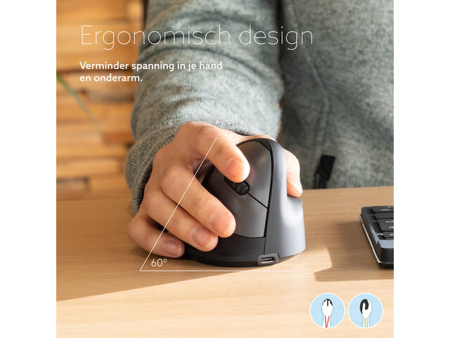 Ergonomisch muis R-Go HE Break Wireless Rechts L