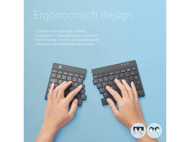 Toetsenbord R-Go Ergonomisch Split Break QWERTY