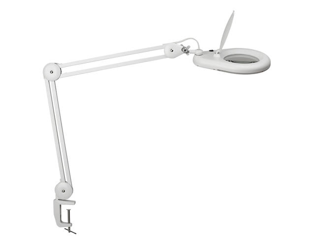 Loeplamp MAUL Viso LED tafelklem wit