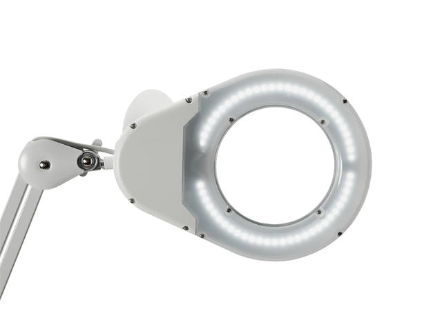 Loeplamp MAUL Viso LED tafelklem wit