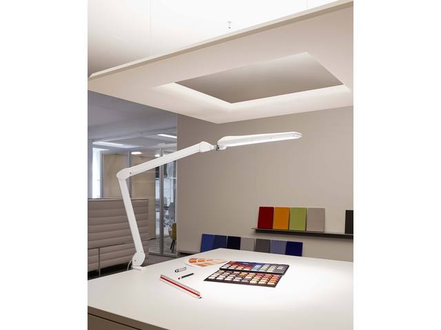 Werkpleklamp MAUL Craft LED tafelklem dimbaar wit