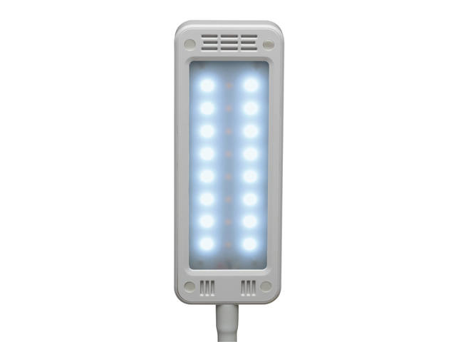 Bureaulamp MAUL Pearly LED voet dimbaar wit