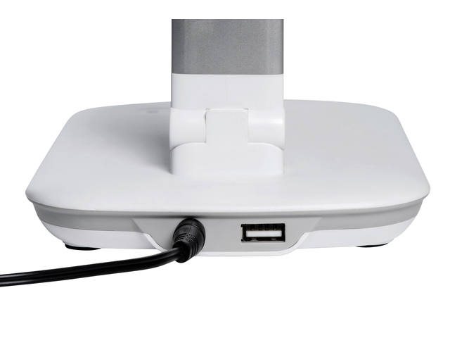 Bureaulamp MAUL Jazzy met USB poort wit