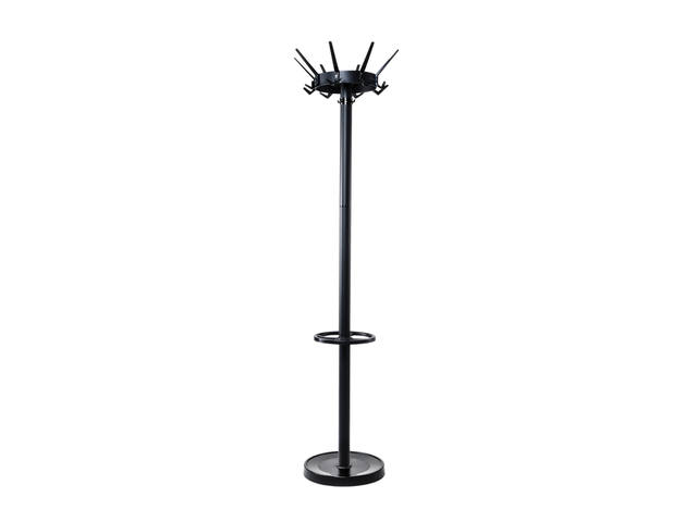 Kapstok MAUL Caligo stnd 175cm 32 haken zw RAL9004