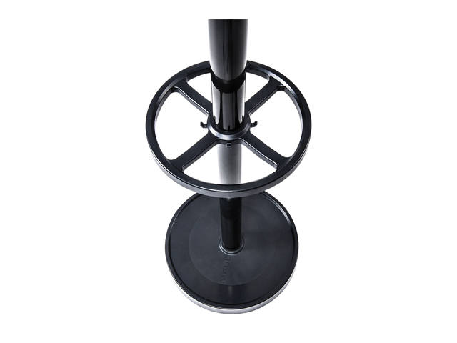 Kapstok MAUL Nubis stnd 176cm 20 haken zw RAL9004
