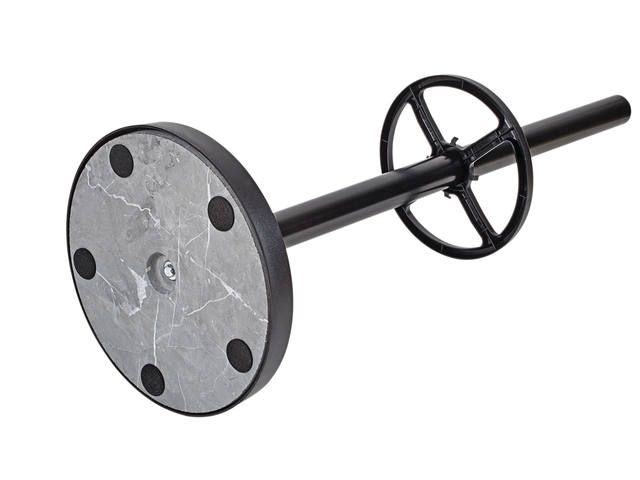 Kapstok MAUL Grando stnd 175cm 16 haken zw RAL9004