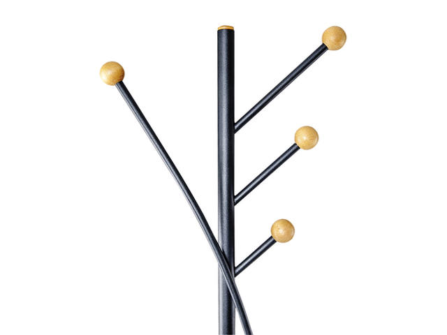 Kapstok MAUL Aura stnd 180cm 4 haken zw