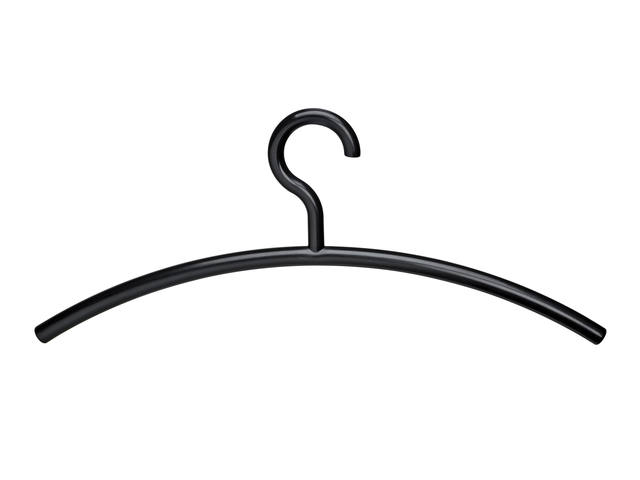 Kledinghanger MAUL acryl 460X190mm zwart 5 stuks