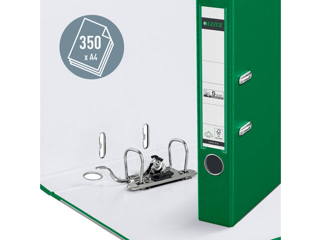 Ordner Leitz 1015 180  50mm PP A4 groen