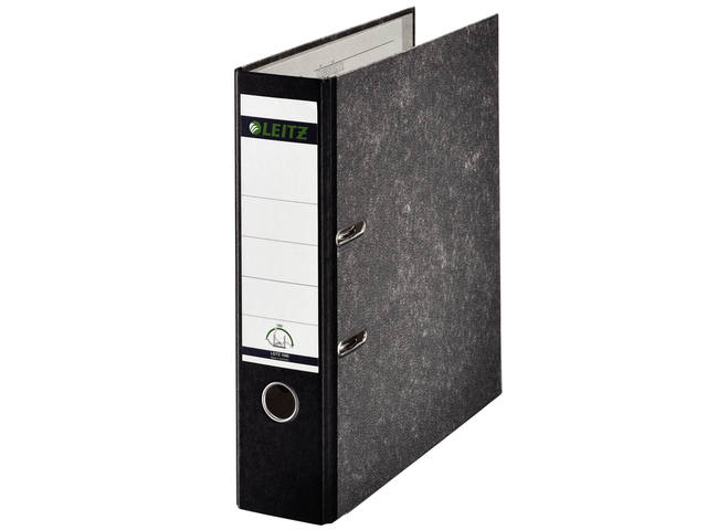 Ordner Leitz 1082 180  80mm karton folio zwart