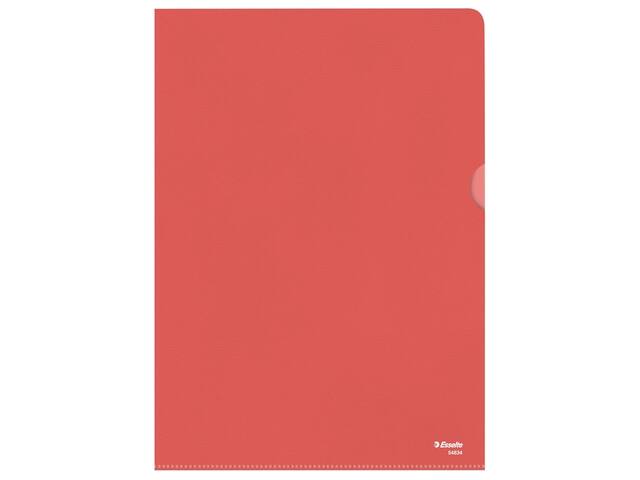 L-map Esselte standaard A4 0.11mm PP rood