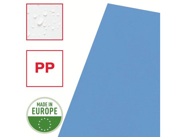L-map Esselte standaard A4 0.11mm PP blauw
