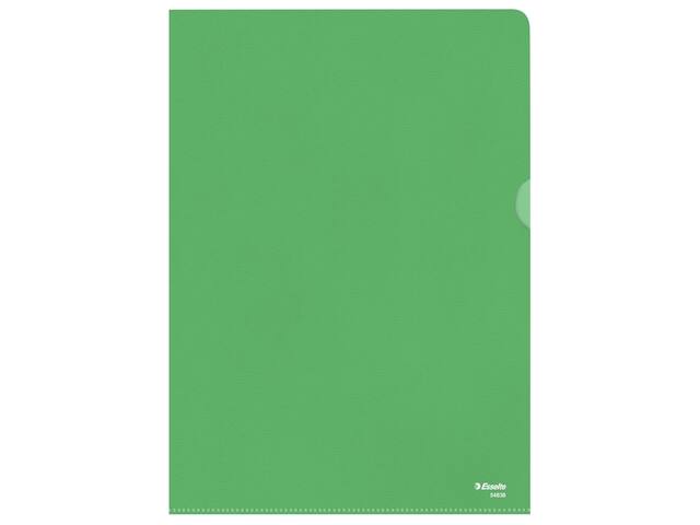 L-map Esselte standaard A4 0.11mm PP groen