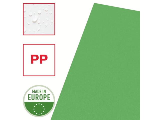 L-map Esselte standaard A4 0.11mm PP groen