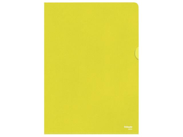 L-map Esselte standaard A4 0.11mm PP geel
