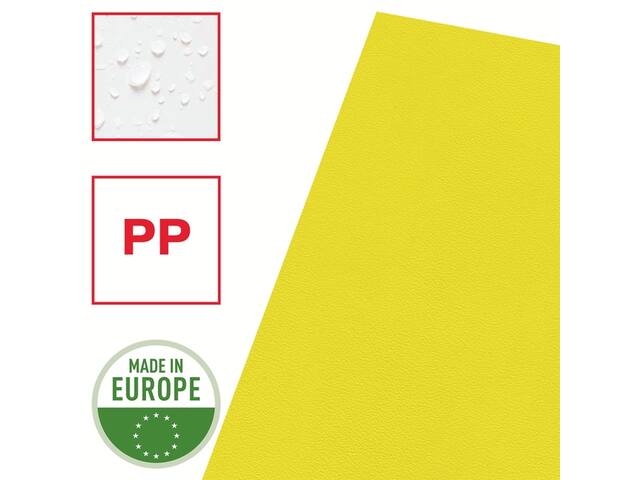 L-map Esselte standaard A4 0.11mm PP geel