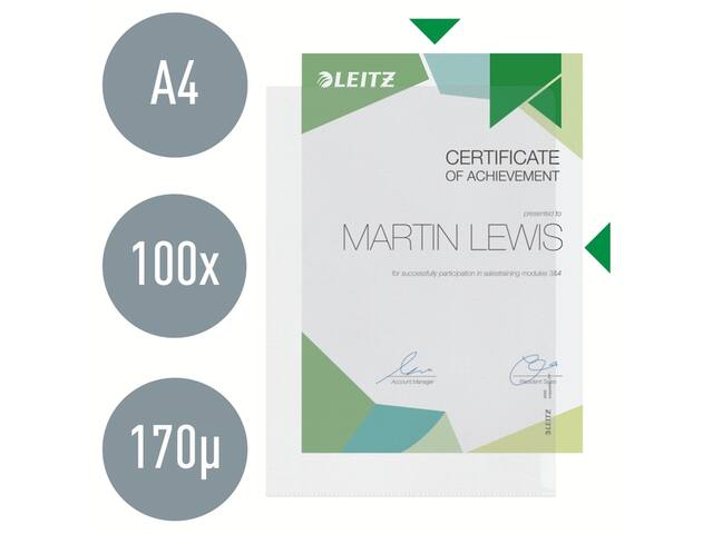L-map Leitz Premium copy safe PP A4 transparant