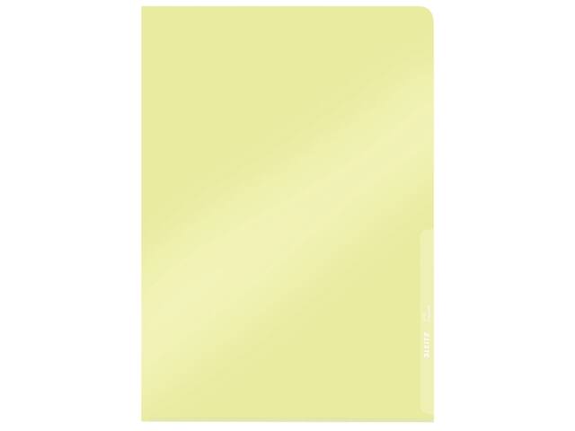 L-map Leitz Premium copy safe PVC A4 geel 100st