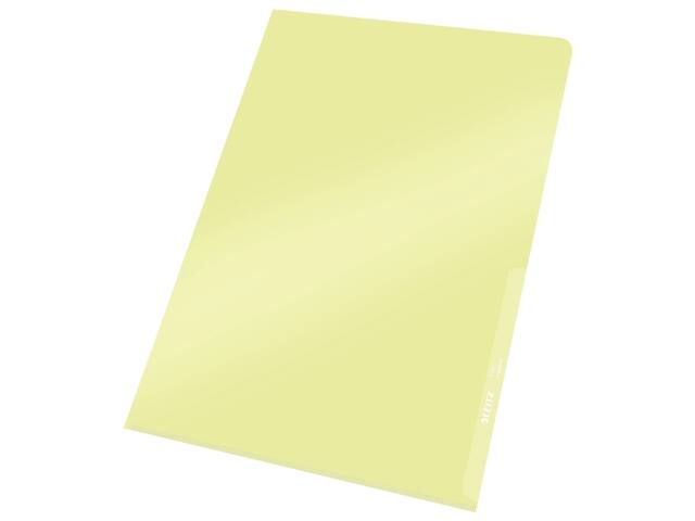 L-map Leitz Premium copy safe PVC A4 geel 100st