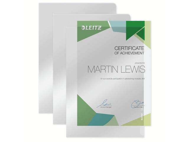 L-map Leitz Premium copy safe PVC A4 glashelder