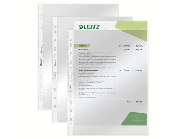 Showtas Leitz Premium standaard PP A4 transparant