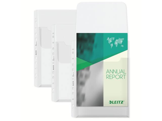 Harmonica showtas Leitz klep PP A4  glashelder