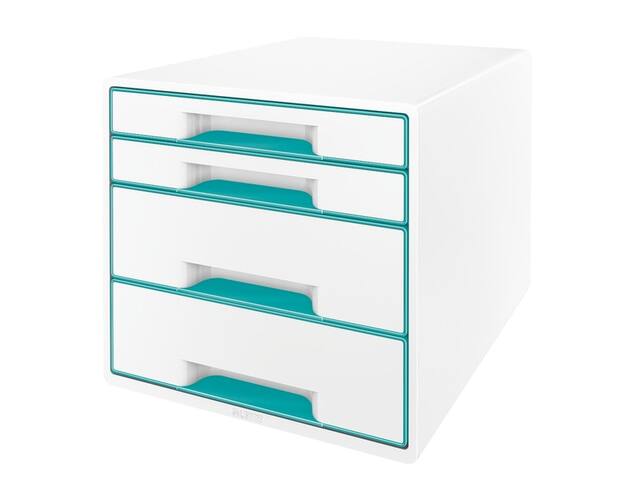 Ladenbox Leitz WOW laden wit/ijsblauw