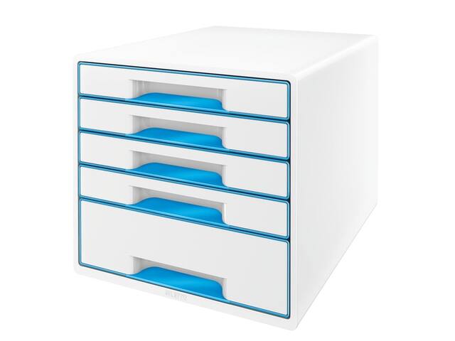 Ladenbox Leitz WOW 5 laden wit/blauw