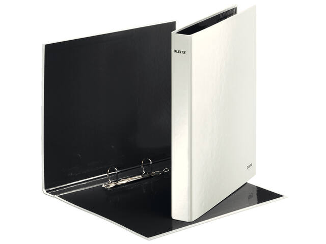 Ringband Leitz WOW A4 maxi 2-rings D-mech 40mm wit