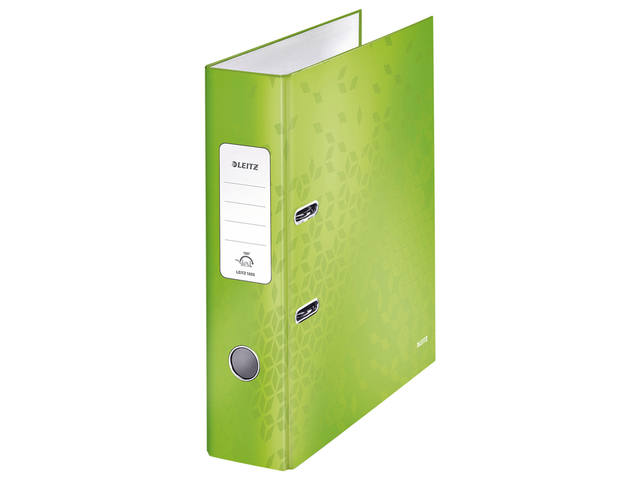 Ordner Leitz Wow 180  gelamineerd 80mm A4 groen