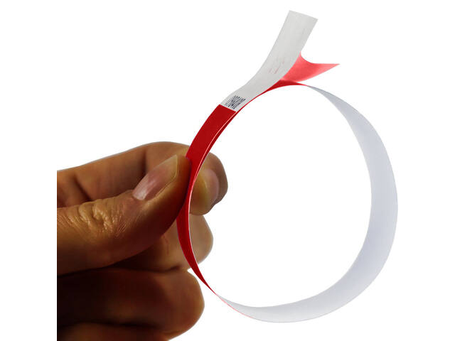 Polsband Combicraft Tyvek rood 100st