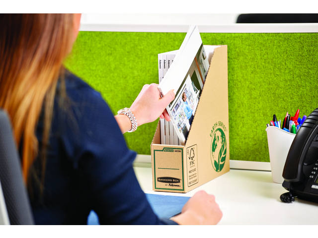 Tijdschriftcassette Bankers Box Earth A4 80mm br