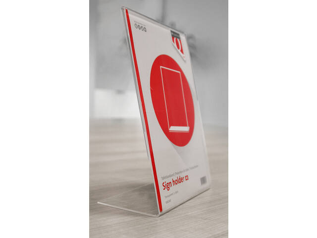 Kaarthouder Quantore A5 L staand