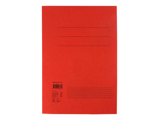 Dossiermap Quantore Fo 320gr rood