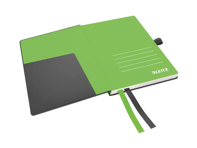 Notitieboek Leitz Complete hardcover A6 lijn zwart
