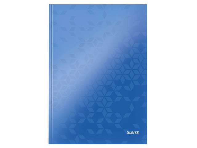 NOTITIEBOEK LEITZ WOW A4 LIJN 80V BLAUW