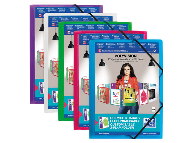 Elastomap Oxford Polyvision A4 incl insteektas ass
