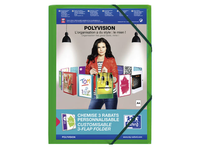 Elastomap Oxford Polyvision A4 incl insteektas gn